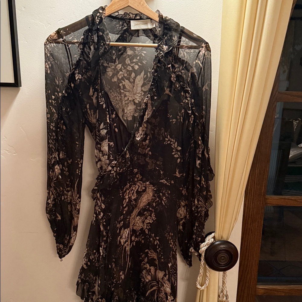Zimmerman Floral Black Dress